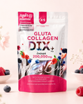 JOJI Gluta Collagen DTX Plus Mixed Berry Dietary Supplement — 20 g × 10 Sachets, 200 g