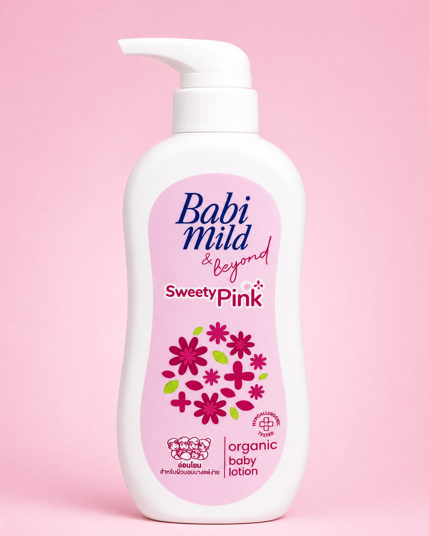 Babi Mild & Beyond Sweety Pink Organic Baby Lotion 350ml