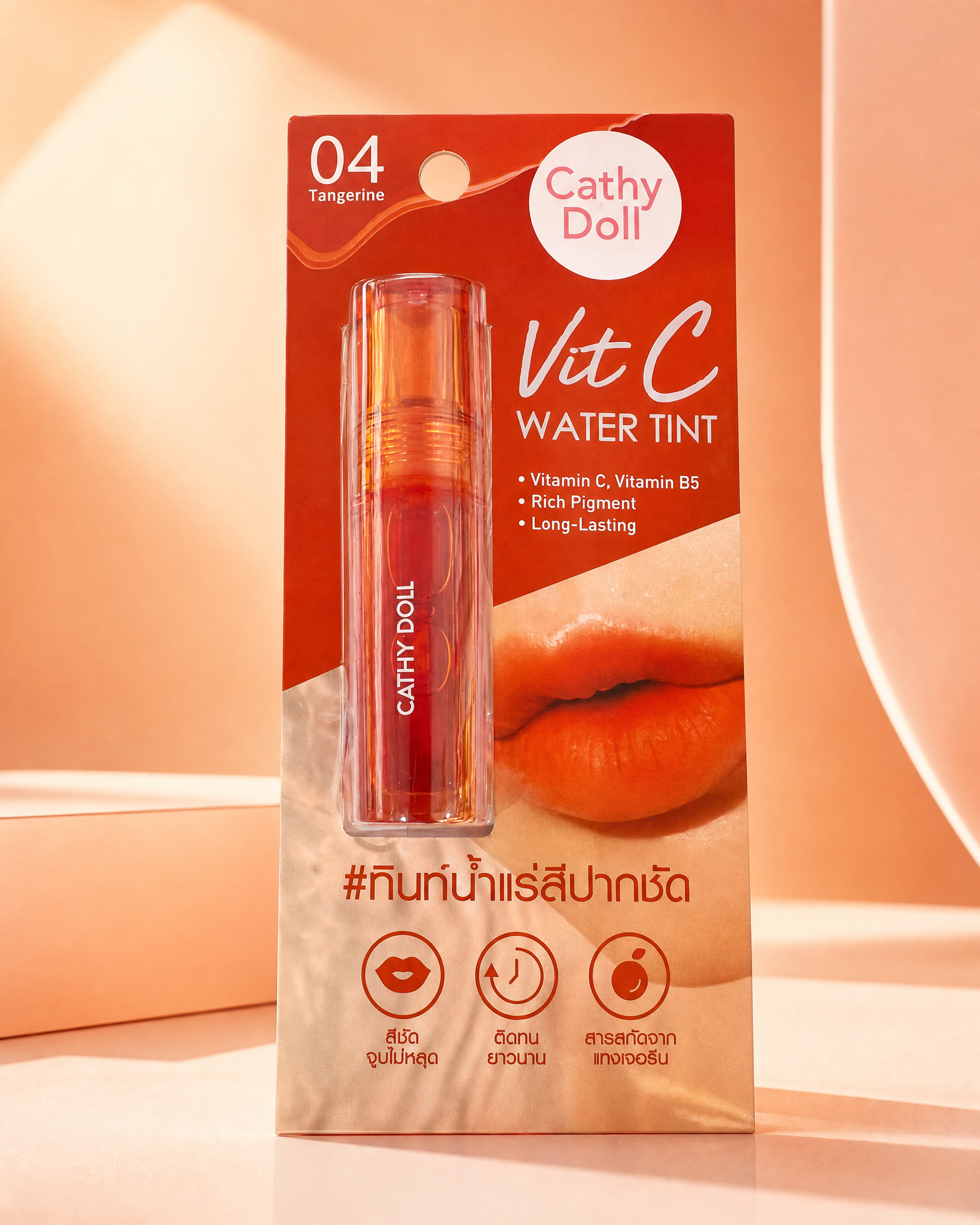 Cathy Doll Vit C Water Tint #04 Tangerine — 2.7 g