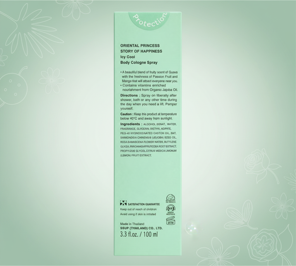 Oriental Princess Story of Happiness Icy Cool Body Cologne Spray 100 ml