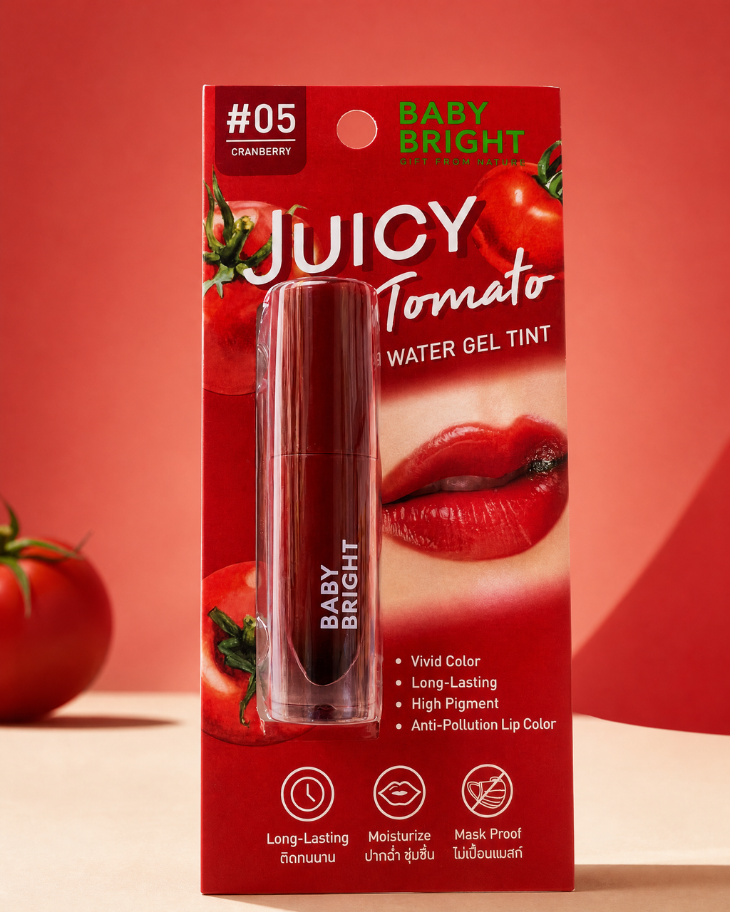 Baby Bright Juicy Tomato Water Gel Tint #05 Cranberry — 2.5 g
