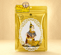 Thai Ranee Gold Princess Royal foot patch detoxifying pads in a gold resealable 10-piece pack with traditional art