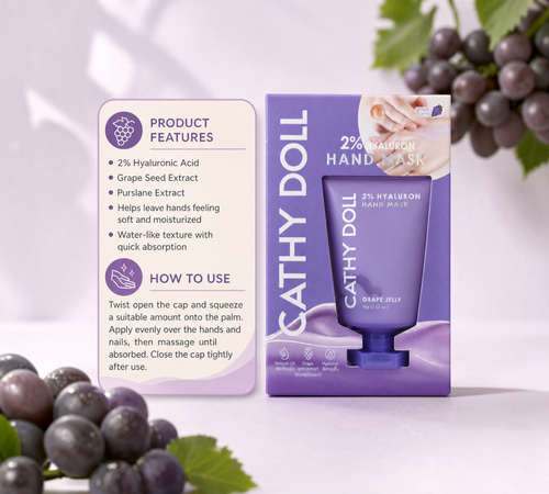 Cathy Doll 2% Hyaluron Hand Mask Grape Jelly 60 g