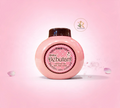 Thai Ranee Mistine Debutant perfumed talc in a round pink bottle with shea butter and fruity floral fragrance