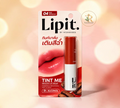 Thai Ranee Lipit. by Nisamanee Tint Me Healthy Lip Balm in #04 Red Espresso, a hydrating tinted balm for shiny lips.
