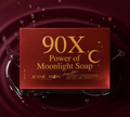 Thai Ranee JENNIE MOON 90X Power of Moonlight cleansing soap bar in a premium metallic red box with gold lettering.