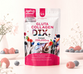Thai Ranee JOJI Gluta Collagen DTX Plus mixed berry dietary supplement pouch with 10 sachets and fruit illustrations