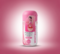 Thai Ranee Taoyeablok Sakura whitening deodorant powder bottle with AHA and Vitamin B3 for 24-hour odour protection.